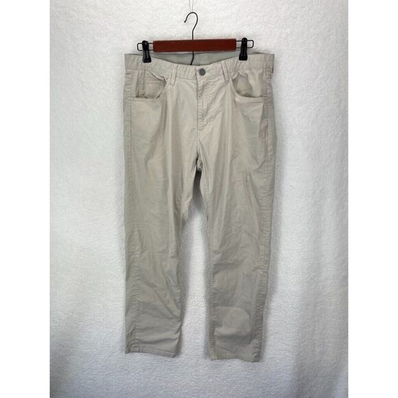 Faherty Movement Pants Men’s Size 33x37 Golf 5 Pocket Coolmax Stretch Casual - Picture 2 of 11
